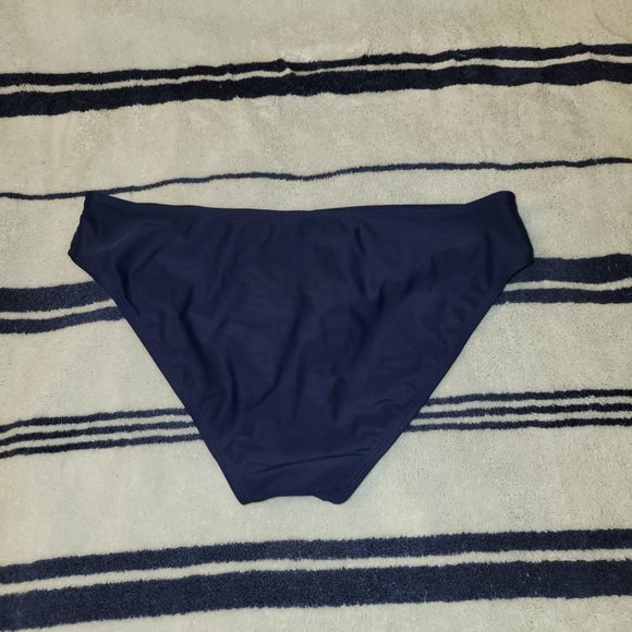 Navy Blue Halter Dress - Picture 5 of 7